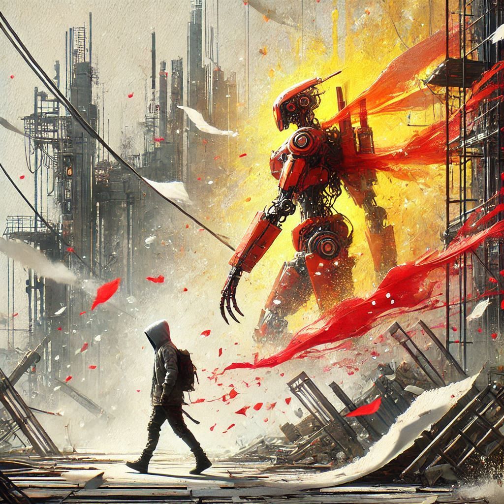 The atom shadow  by @__Sunny__