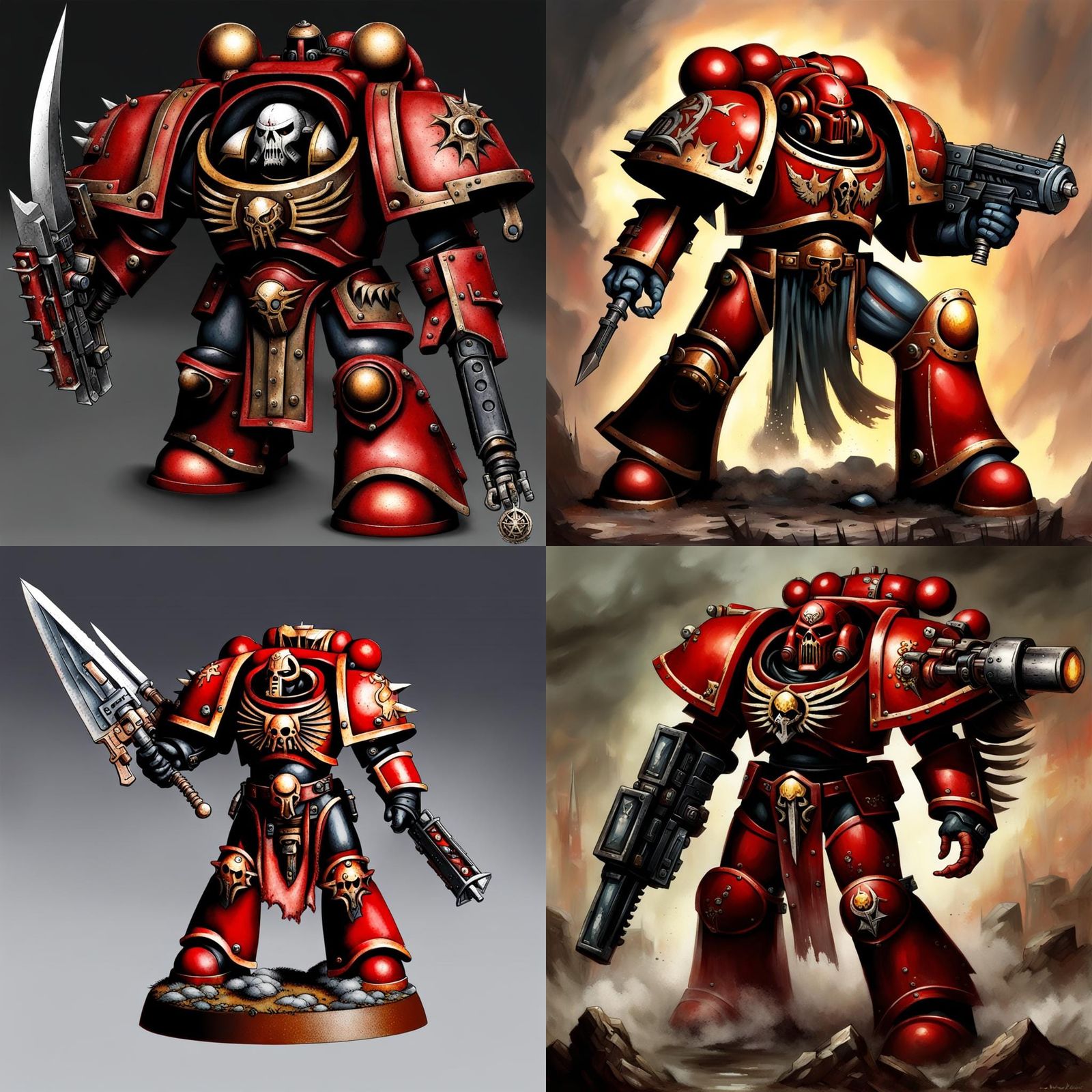 chaos marine - AI Generated Artwork - NightCafe Creator