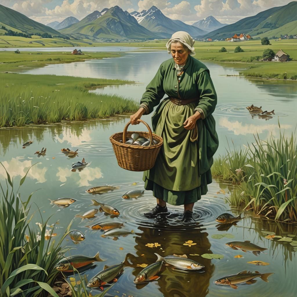 Pickin fishes after the flood