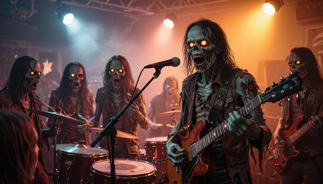 Zombie Band  by @Tolotosso