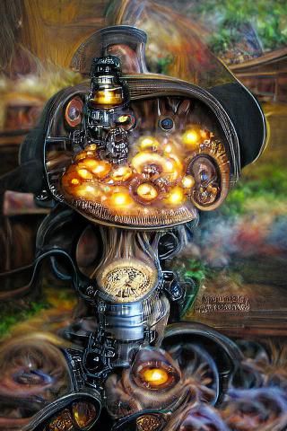 Steampunk Mushroom ( ͡° ͜ʖ ͡°)