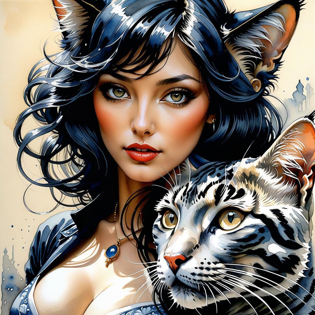 Feline woman