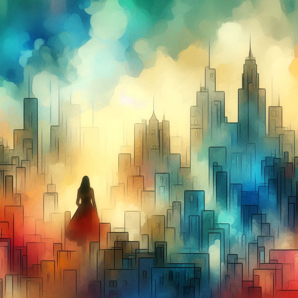 Urbs colorum clarorum DALL E 3 series