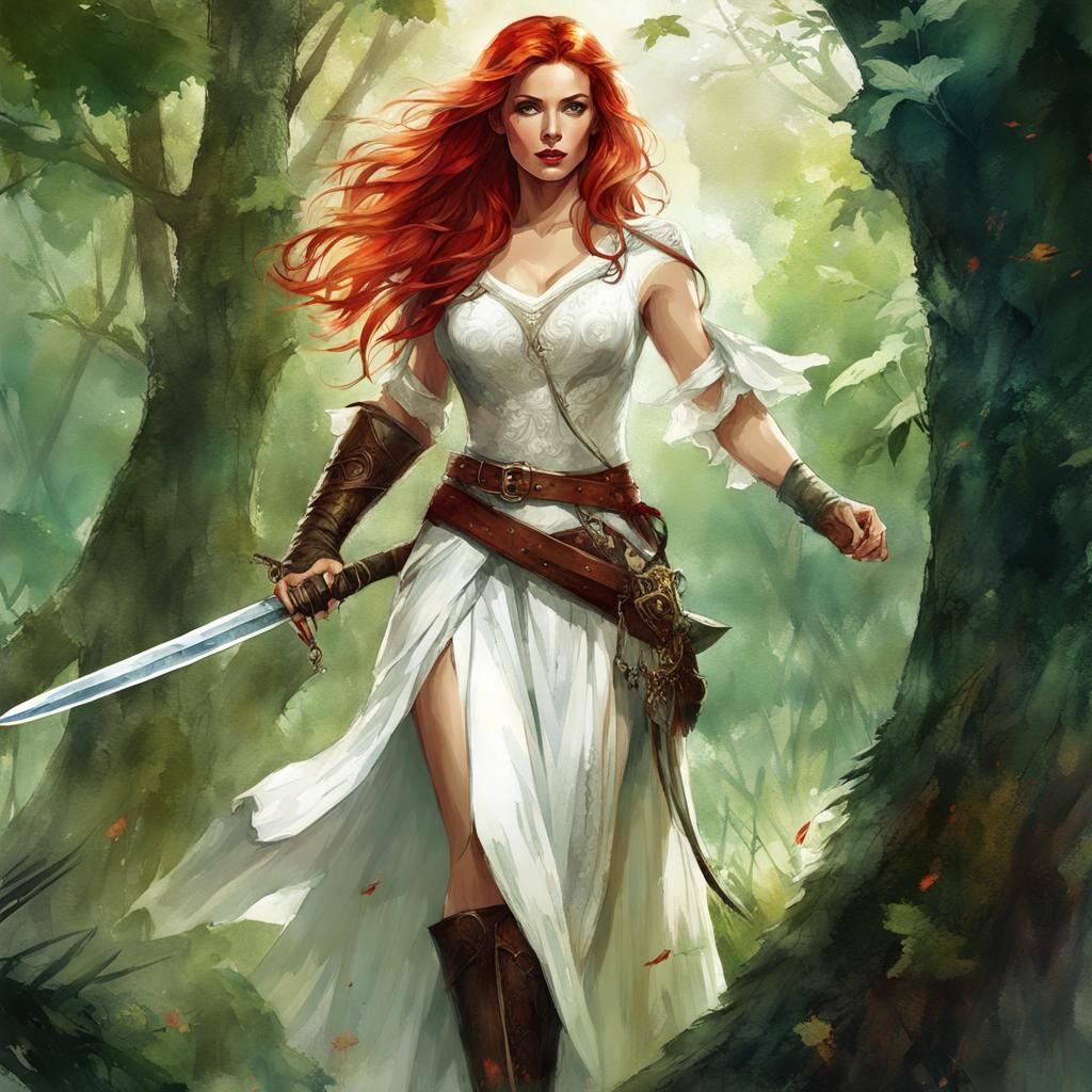 red-haired  by @Dragoljub