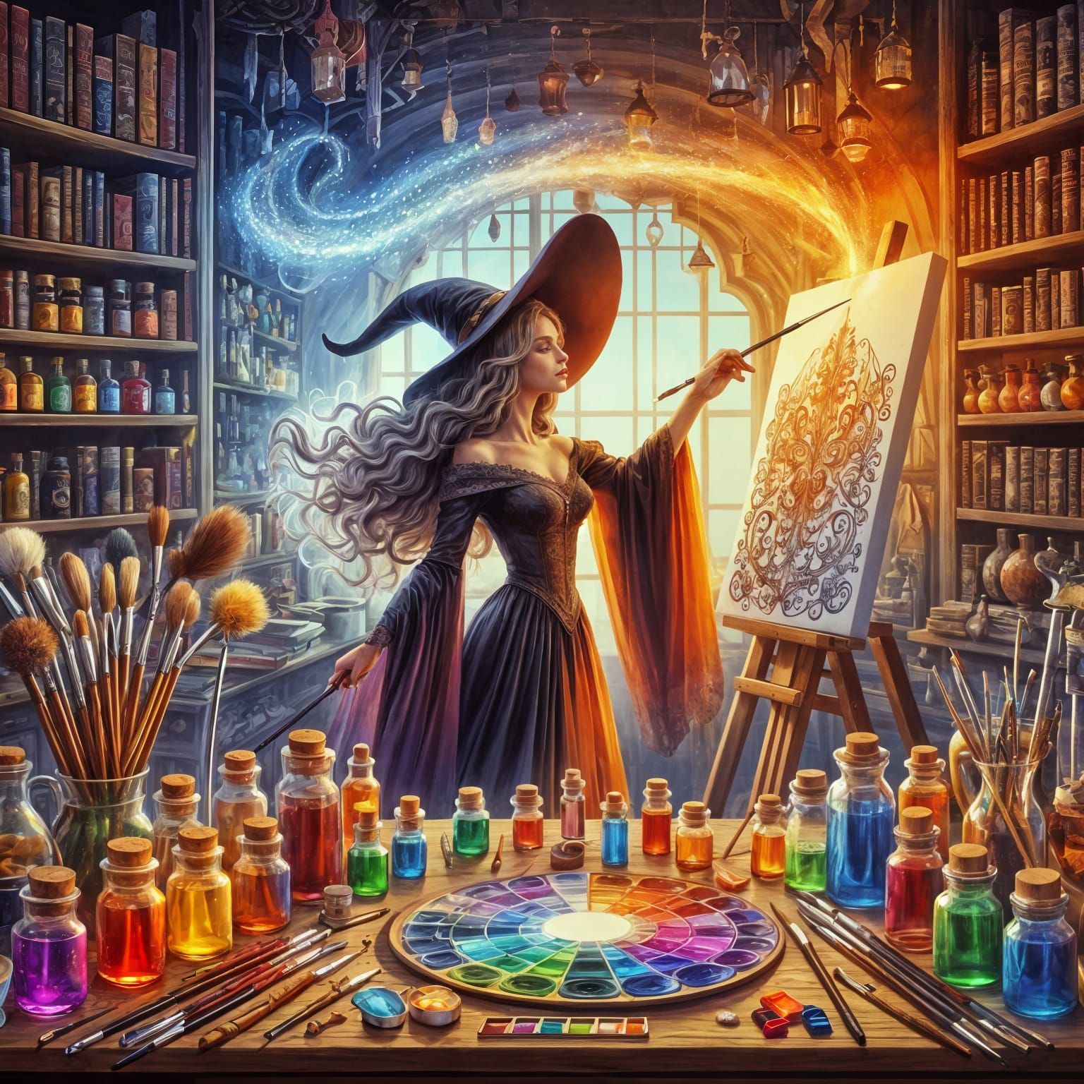 She Adds a Little Magic to Every Canvas