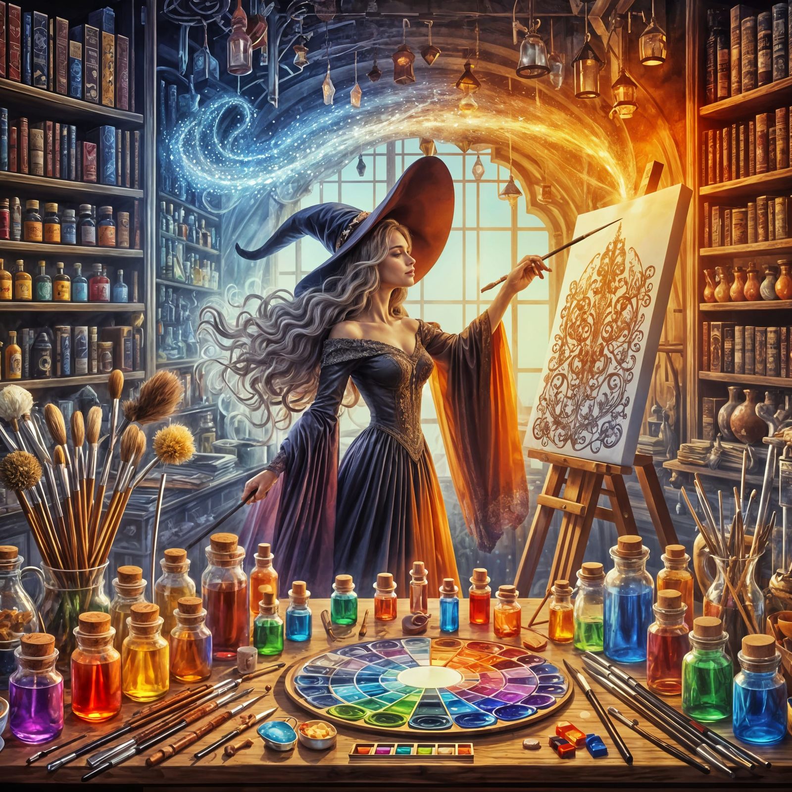 She Adds a Little Magic to Every Canvas