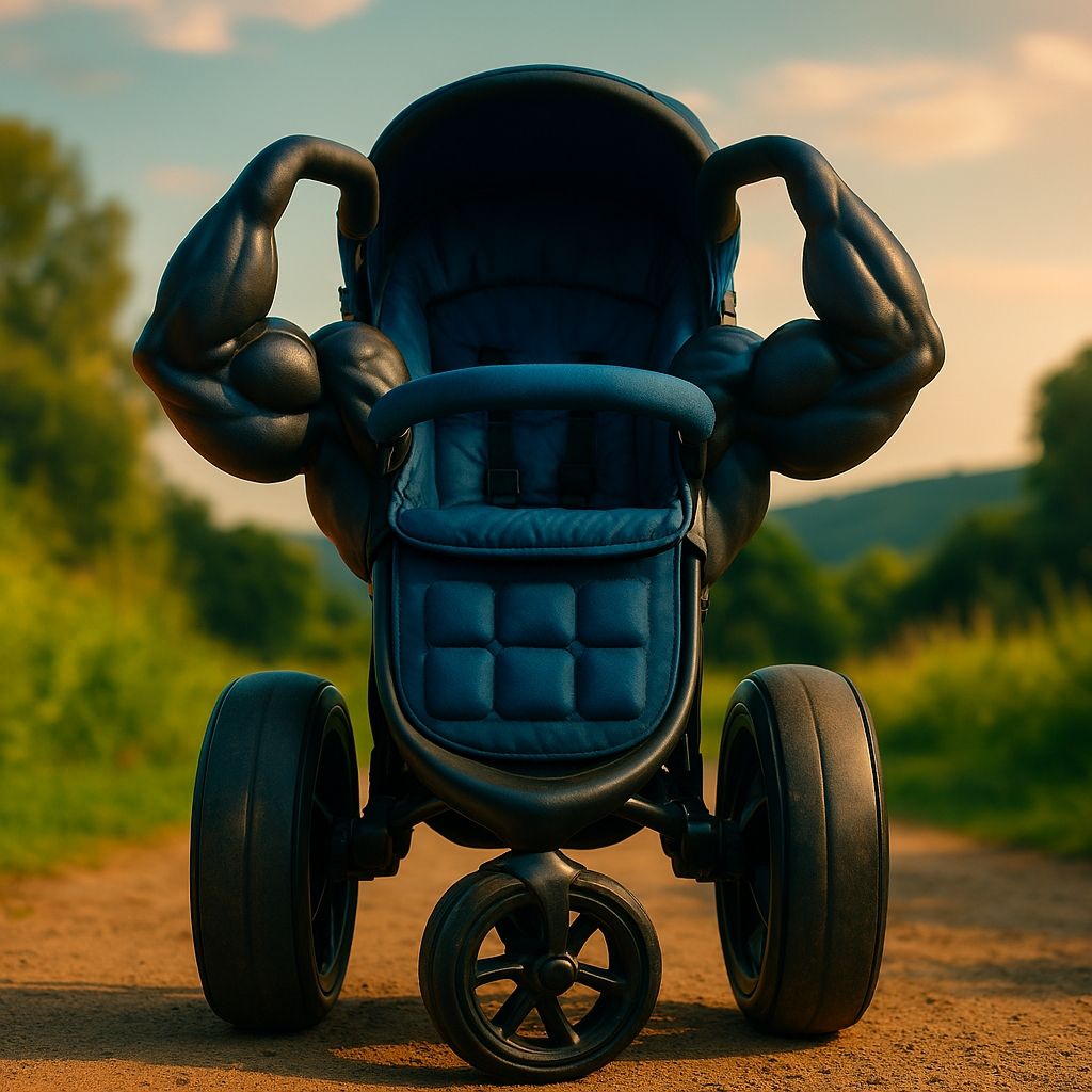 Ripped baby stroller