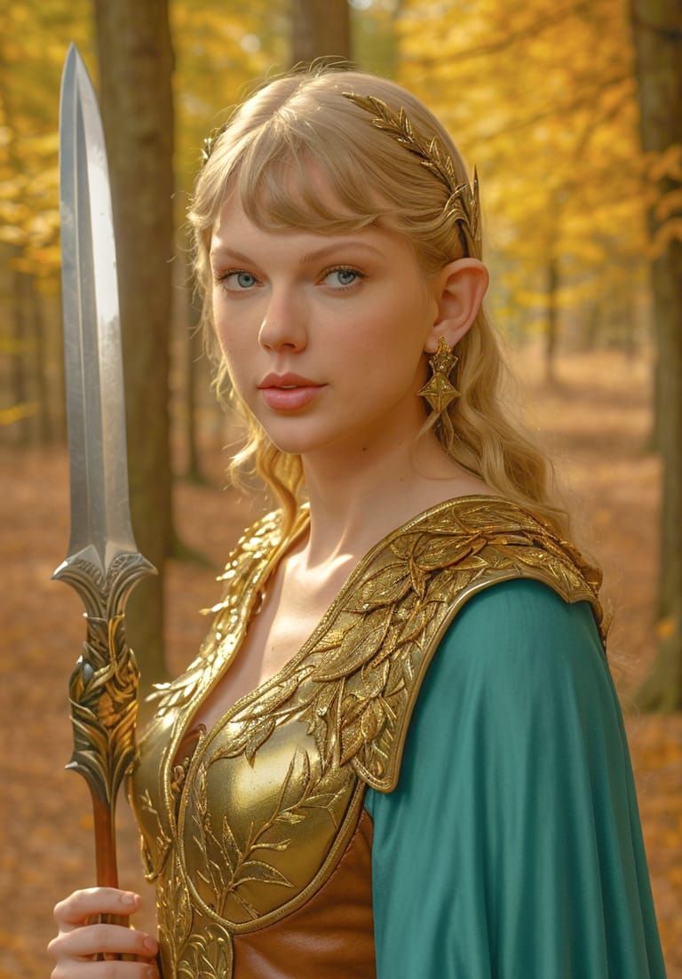 Taylor As a Lord of the Rings Warrior Queen