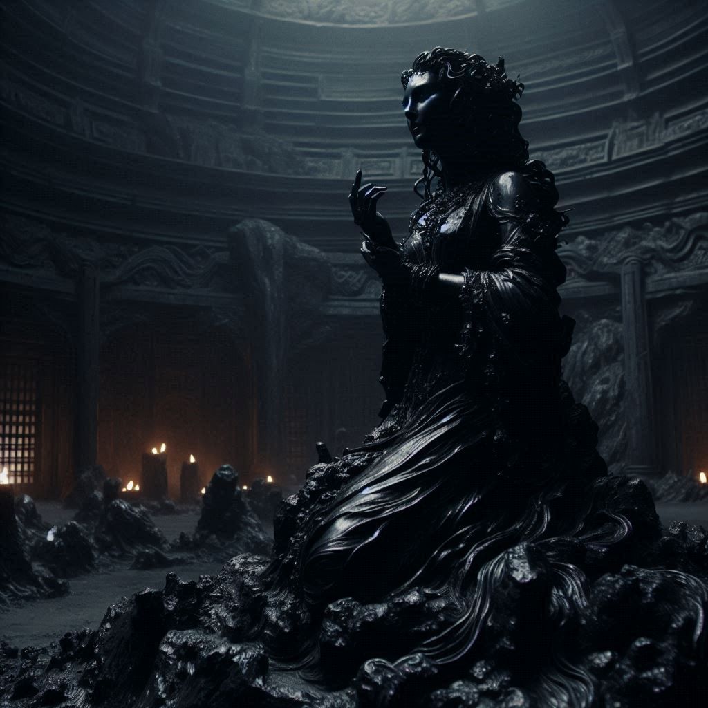 (Bing) The Obsidian Goddess I