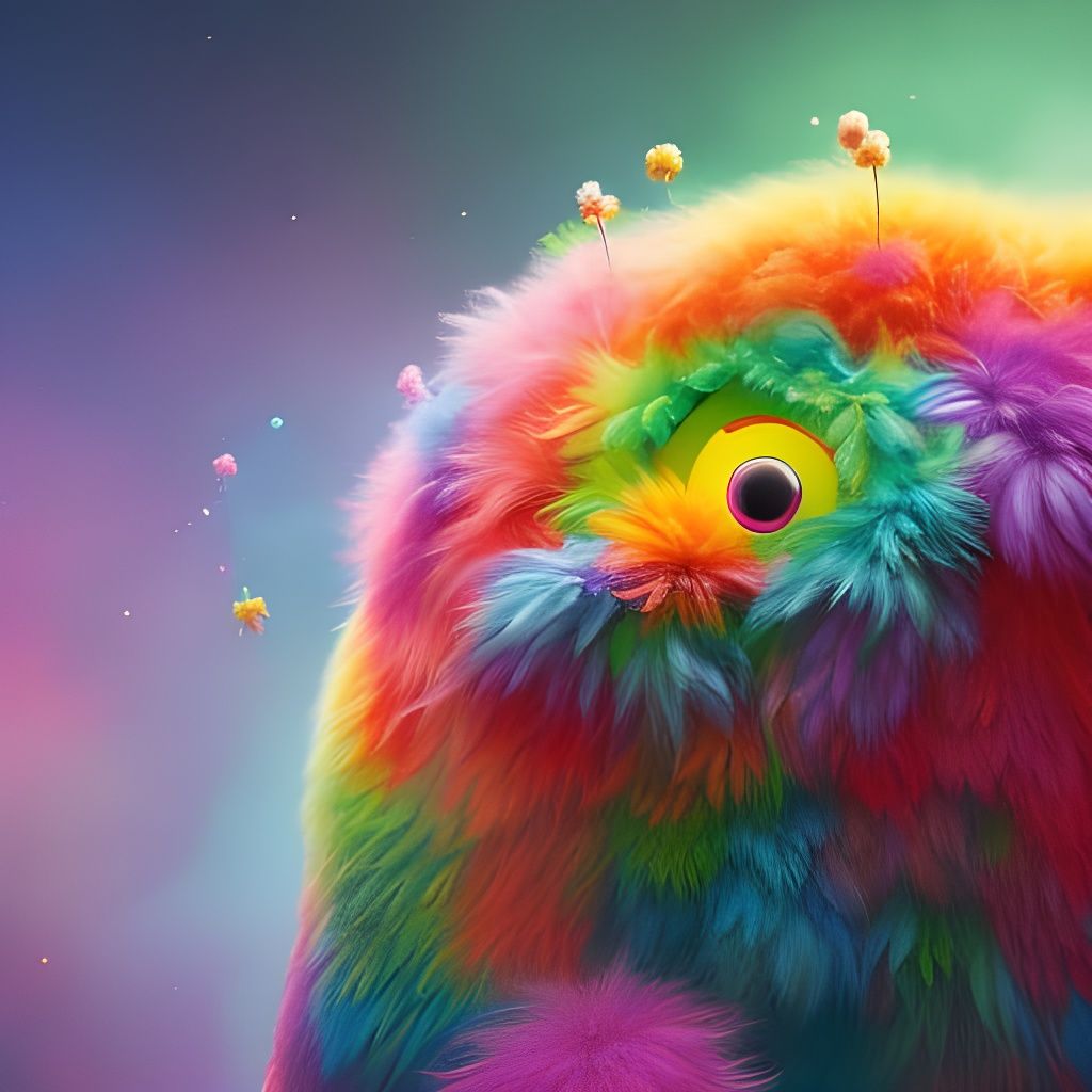 Snuffleupagus' Cousin - AI Generated Artwork - NightCafe Creator