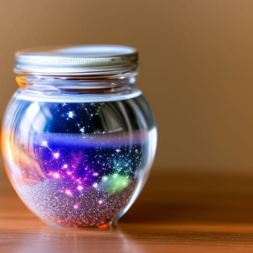 Galaxy in a jar