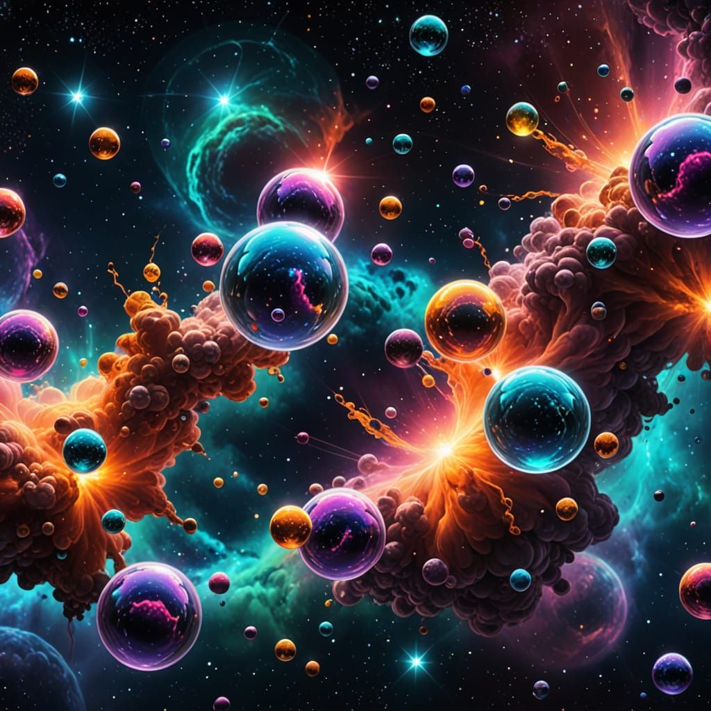 Deep Space Bubbles  by @JollyNewt