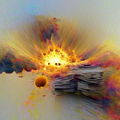 exploding sun
