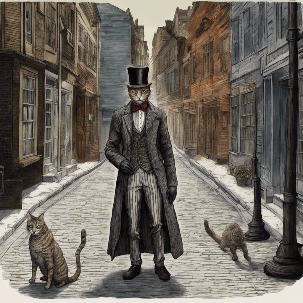 Sir Chauncey of Powderhorn, The Robust Tabby of Fleet Street I AI