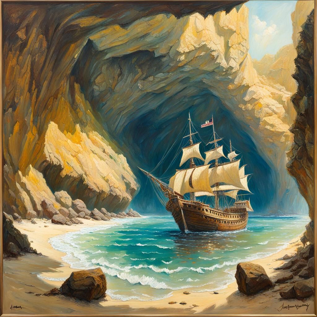 Treasure ship cave 