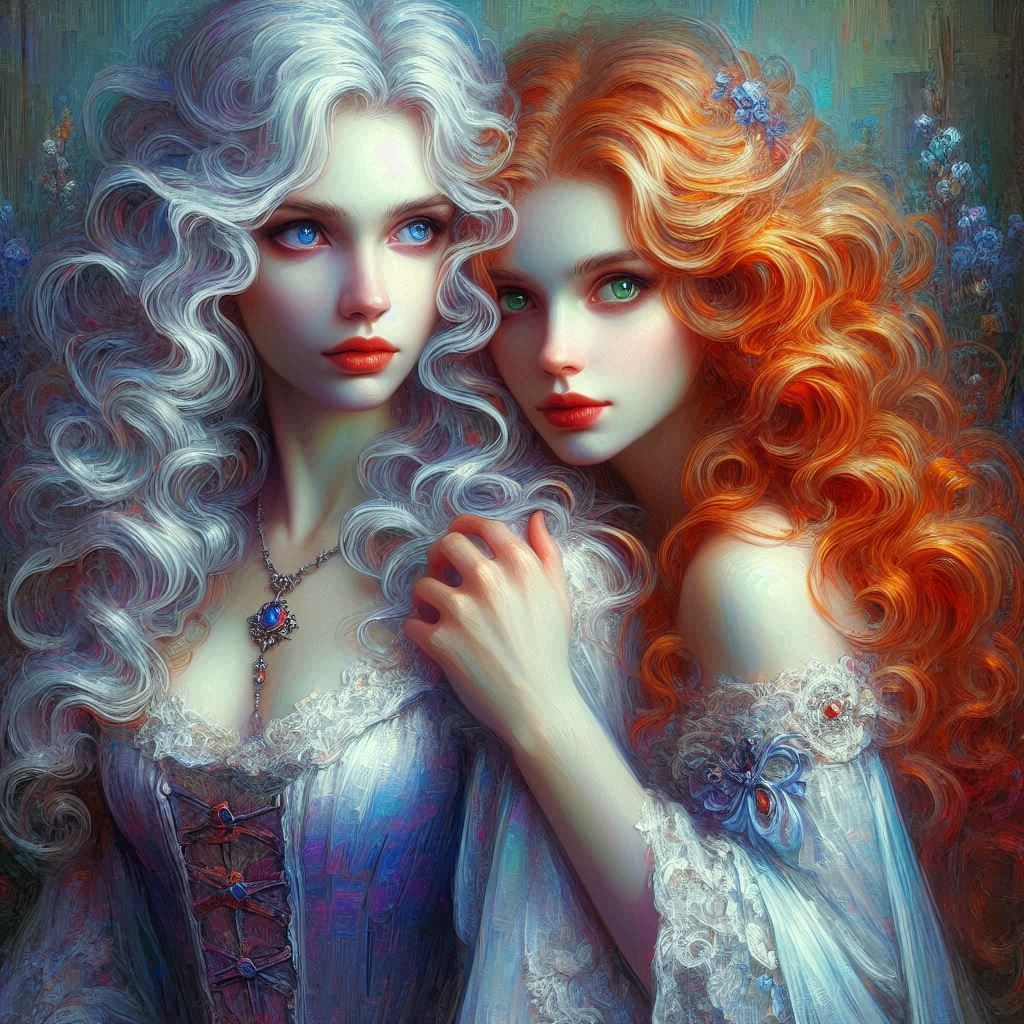 Elara and Lila grown up