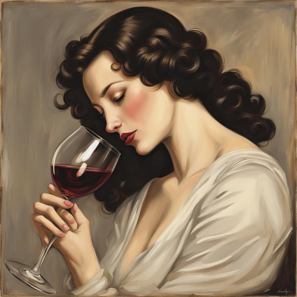 glass of wine