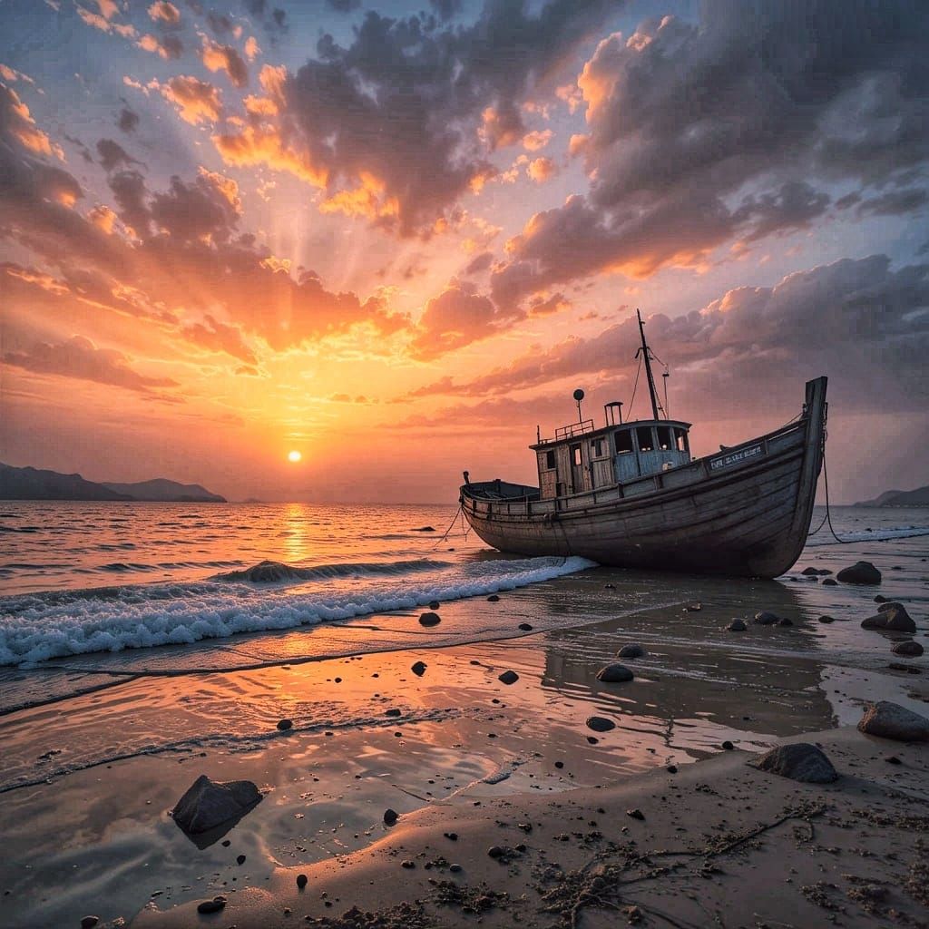 The Old Rustic Boat 🔥🔥