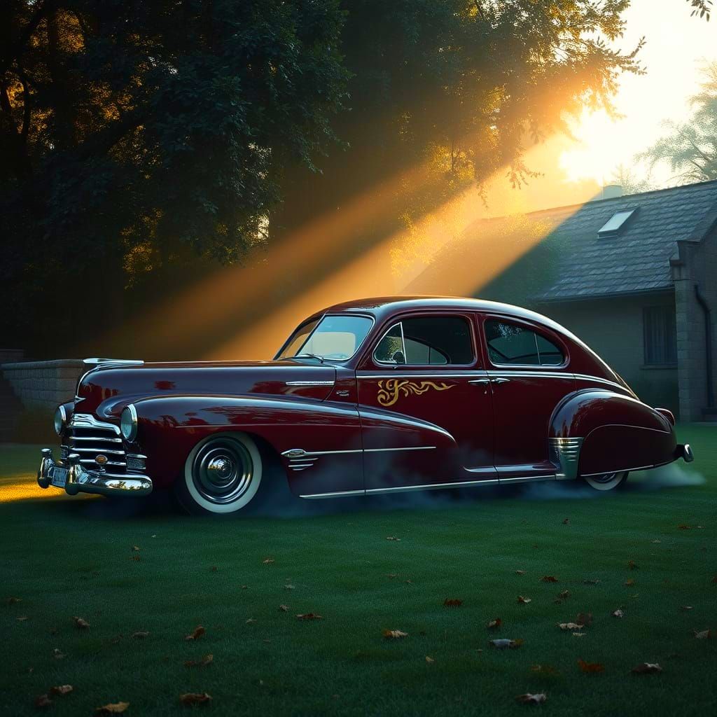 A large sedan from 1948