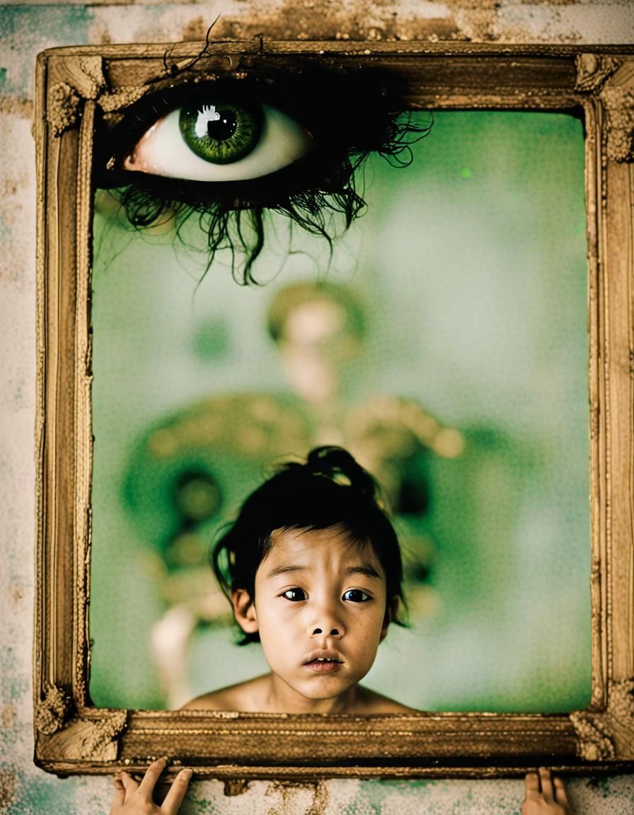 Surreal Child and the Disembodied Eye
