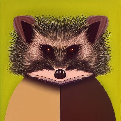 Portrait of dangerous mafioso hedgehog named Balamut 
By Ott...