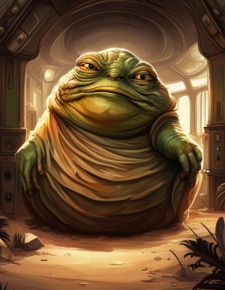 Jabba The Hutt - Ai Generated Artwork - Nightcafe Creator