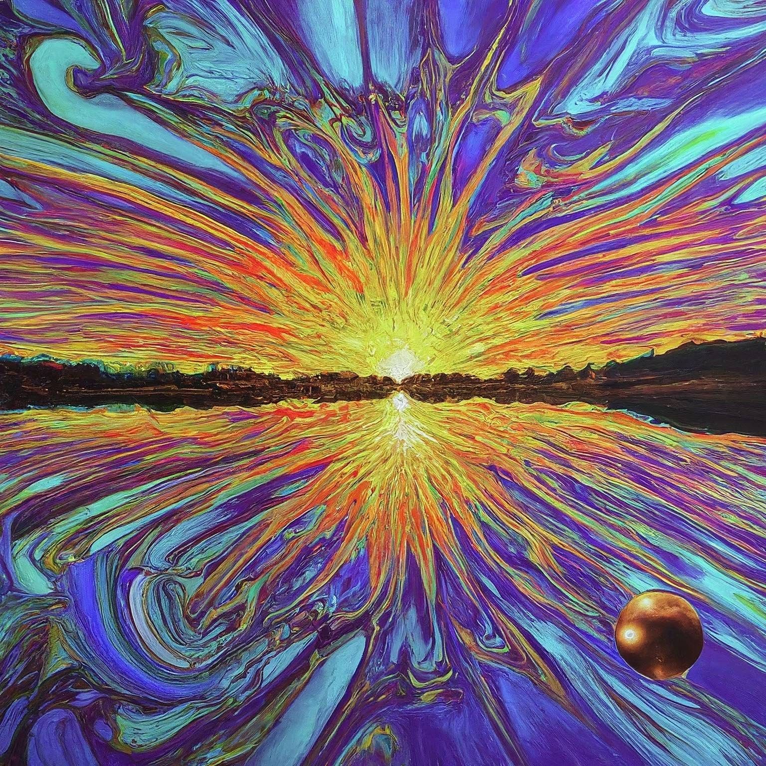 Ferrous Oxide ICM image Sunrise of the eternal sunshine of t...