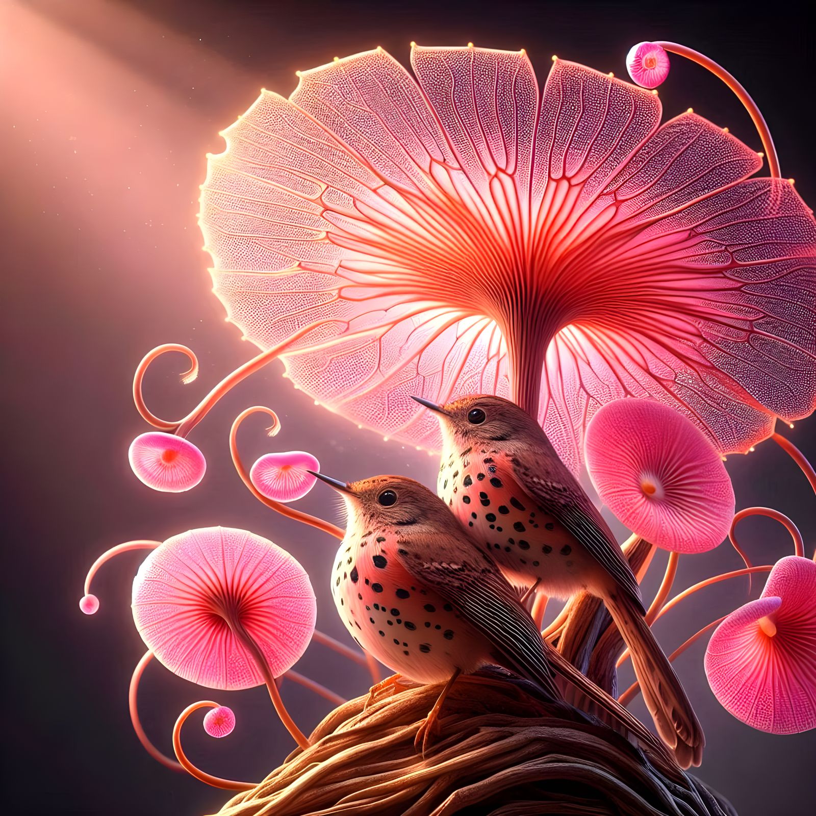 Under The Shroombrella, Birds....