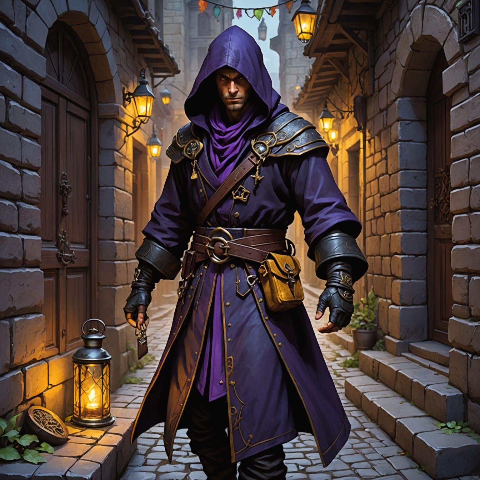 Character class: Thief. Specialty: Sneaking and Stealing.  by @SalvaMalva