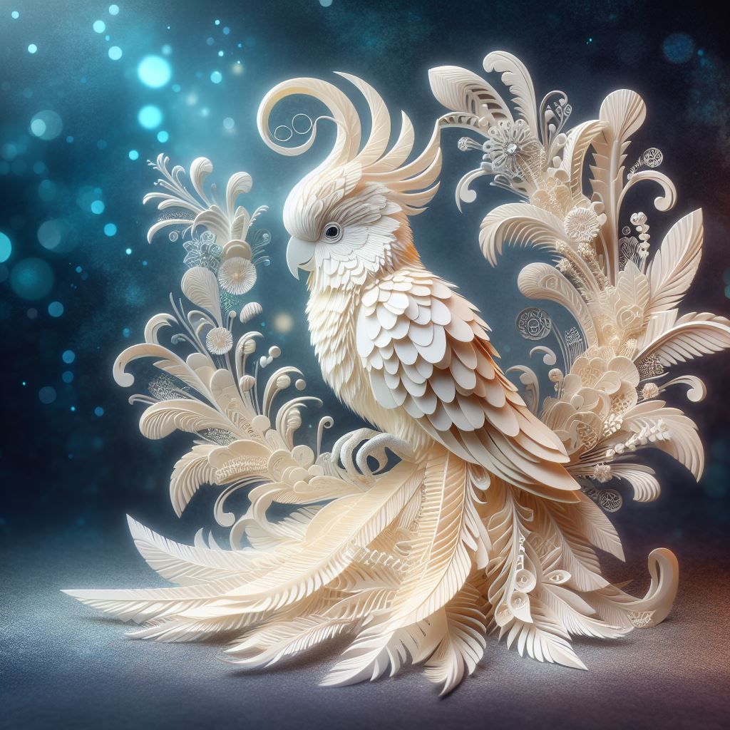 Paper Cockatoo