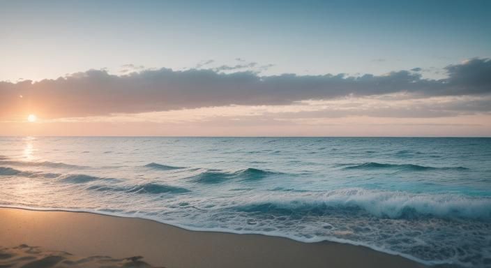 Ocean Waves Crashing