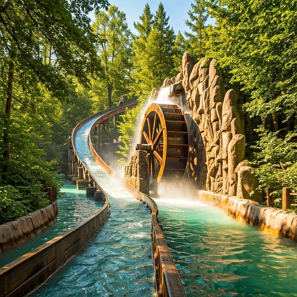 Log Flume Ride  by @Thomas
