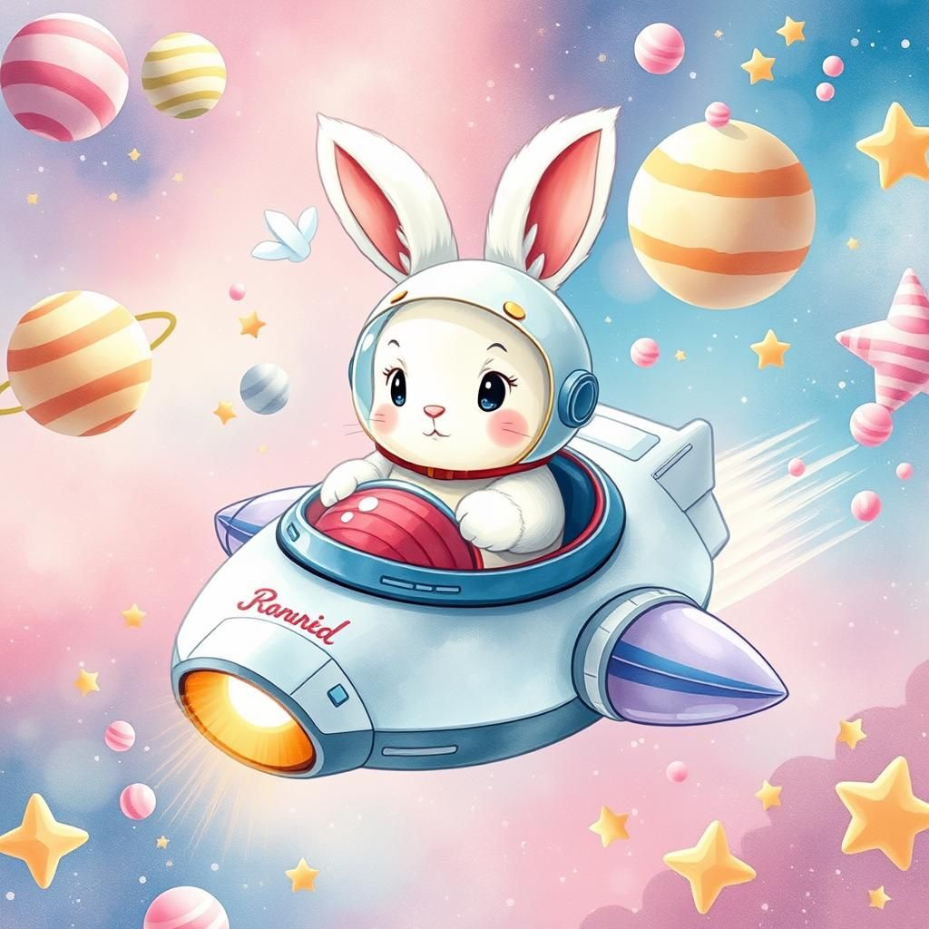 Space Rabbit 👩🏻‍🚀🐰🌌🚀