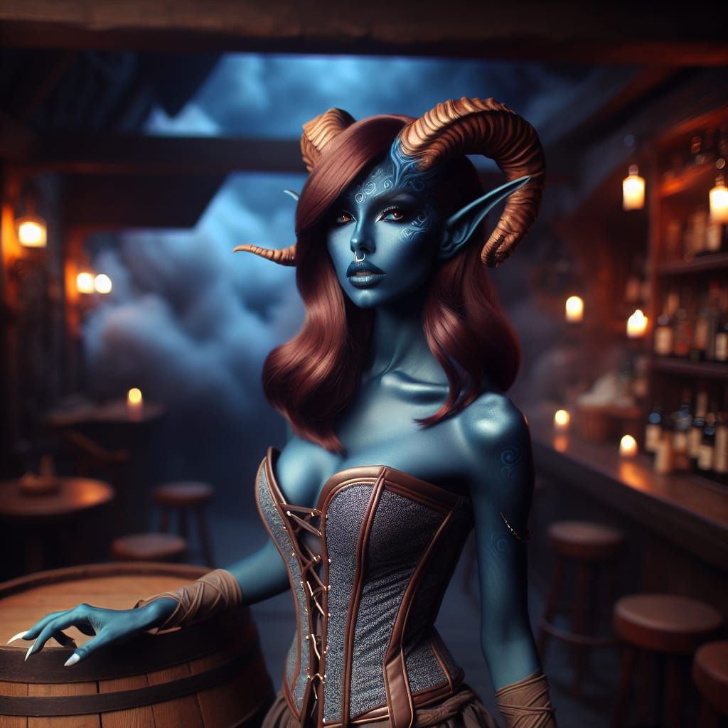 D&D Tielfing character