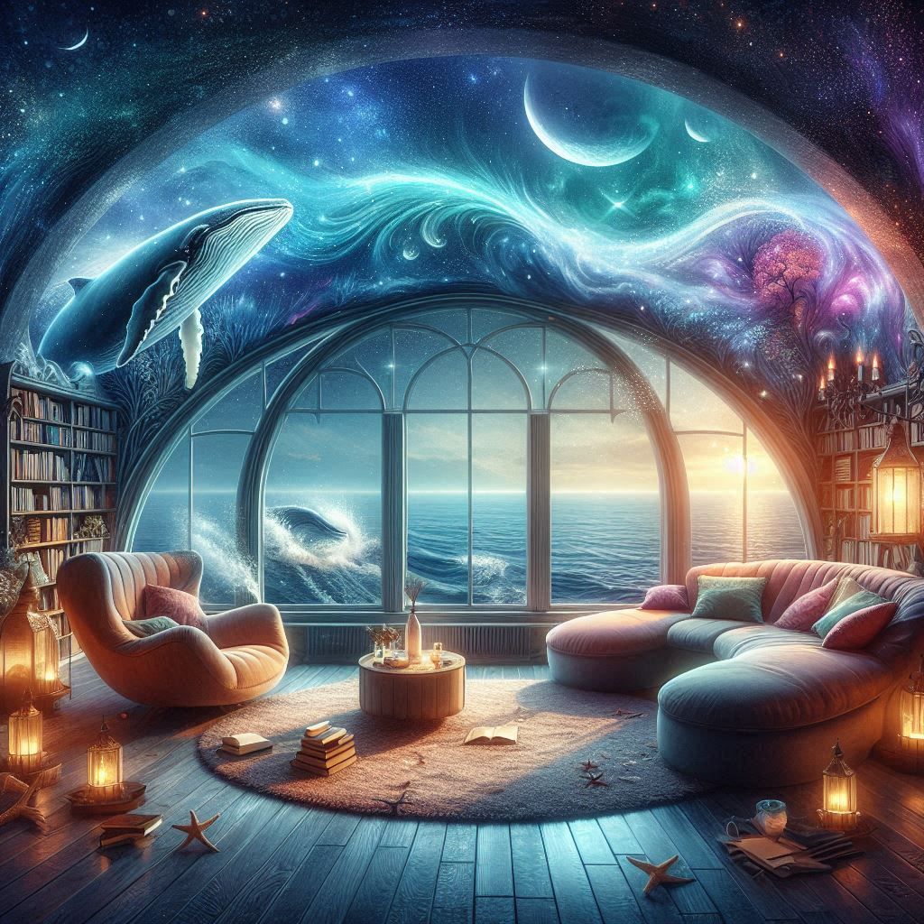 Celestial Whale in a fantasy living room (5)