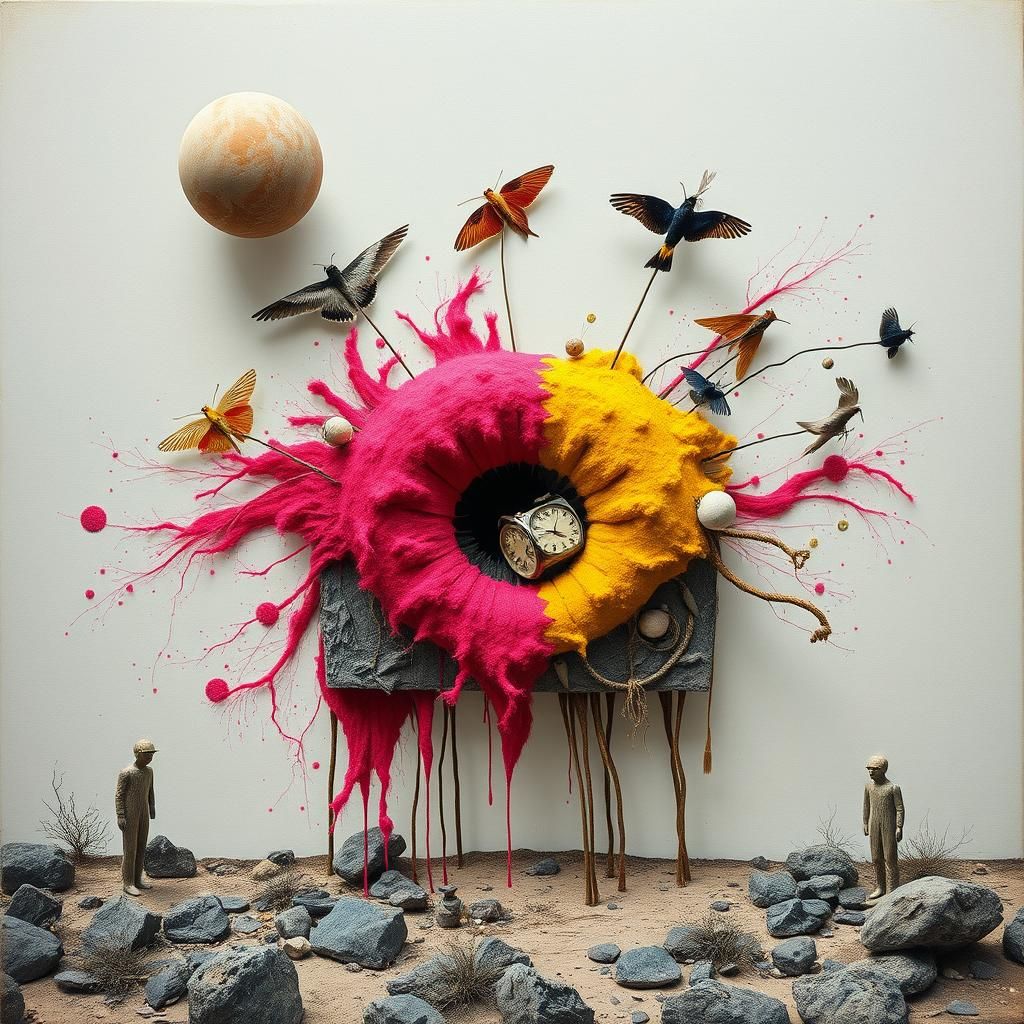 Chaotic Propaganda Zone by Bontecou, Warhol, and Ernst