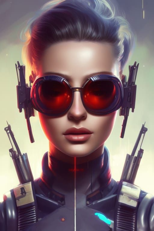 Cyberpunk Lady #7