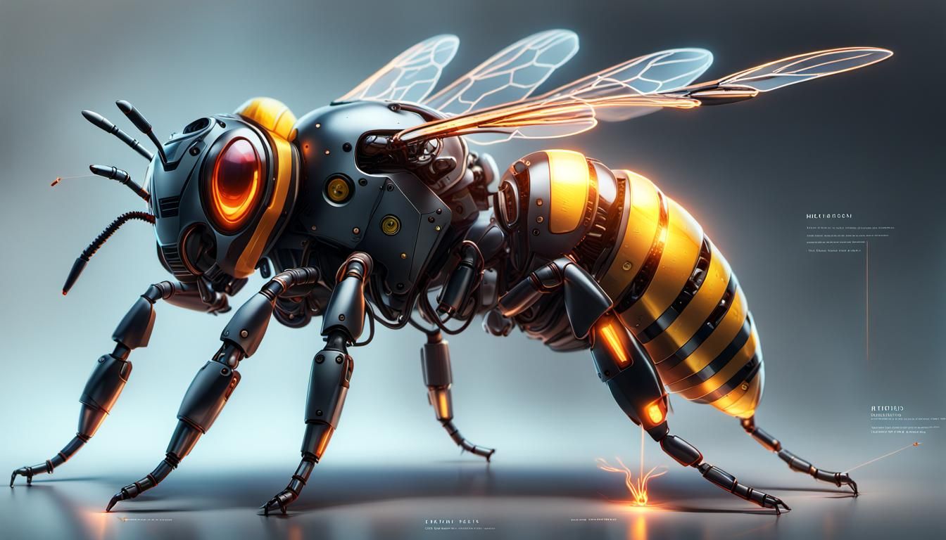 Hi-Tech Robotic Bee Robotic Daily Challenges  by @Mudslide55