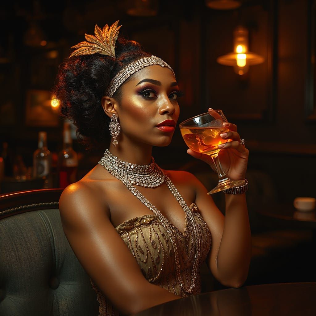 Lying low in the underground speakeasy, just waiting on my man…  by @BlueMoon