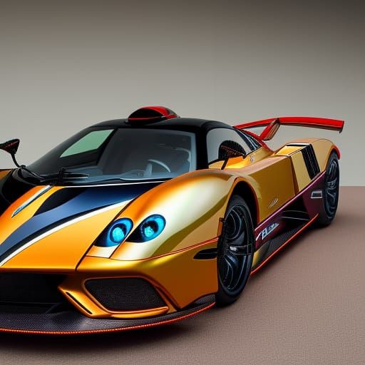 Pagani Zonda - AI Generated Artwork - NightCafe Creator