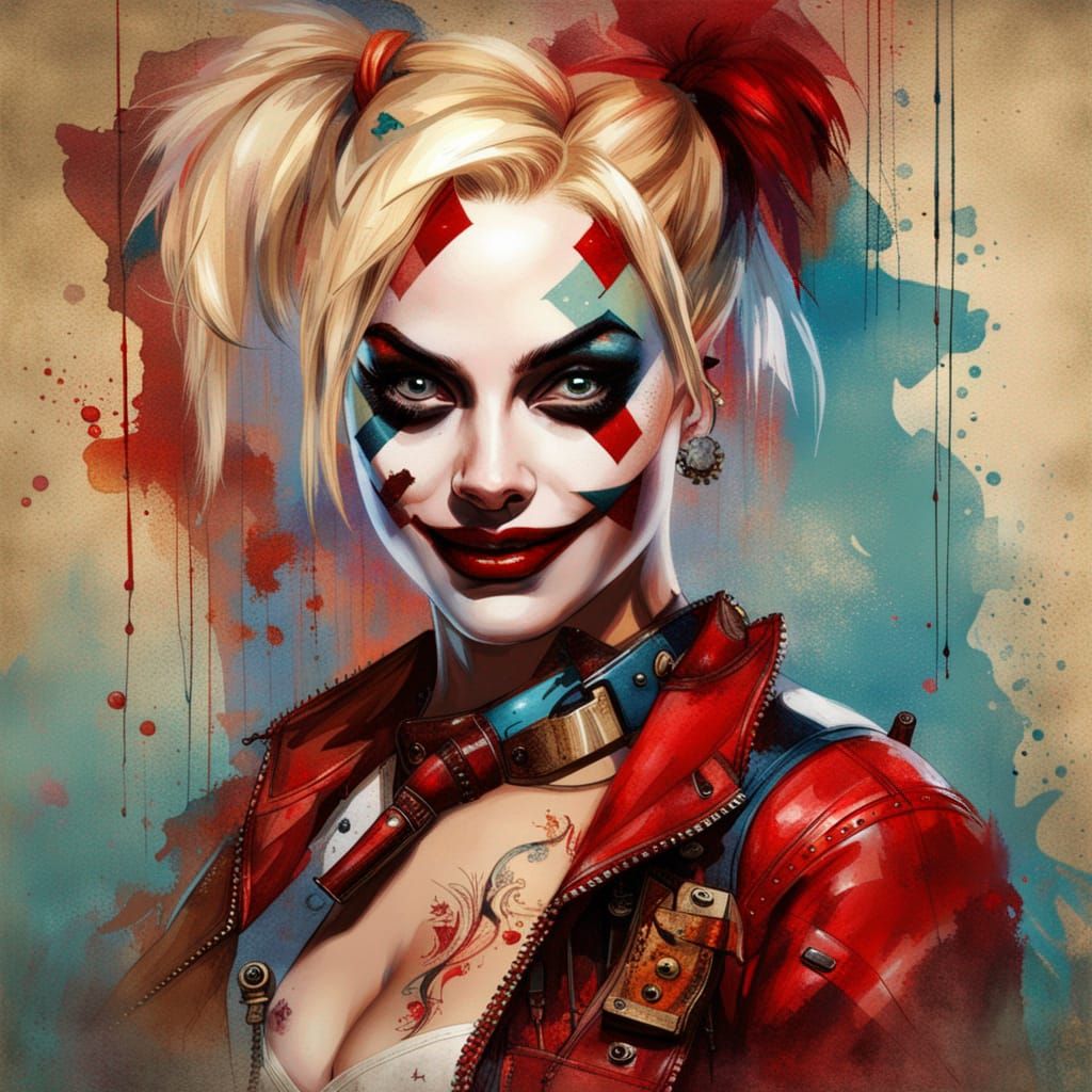 Harley Quinn - AI Generated Artwork - NightCafe Creator