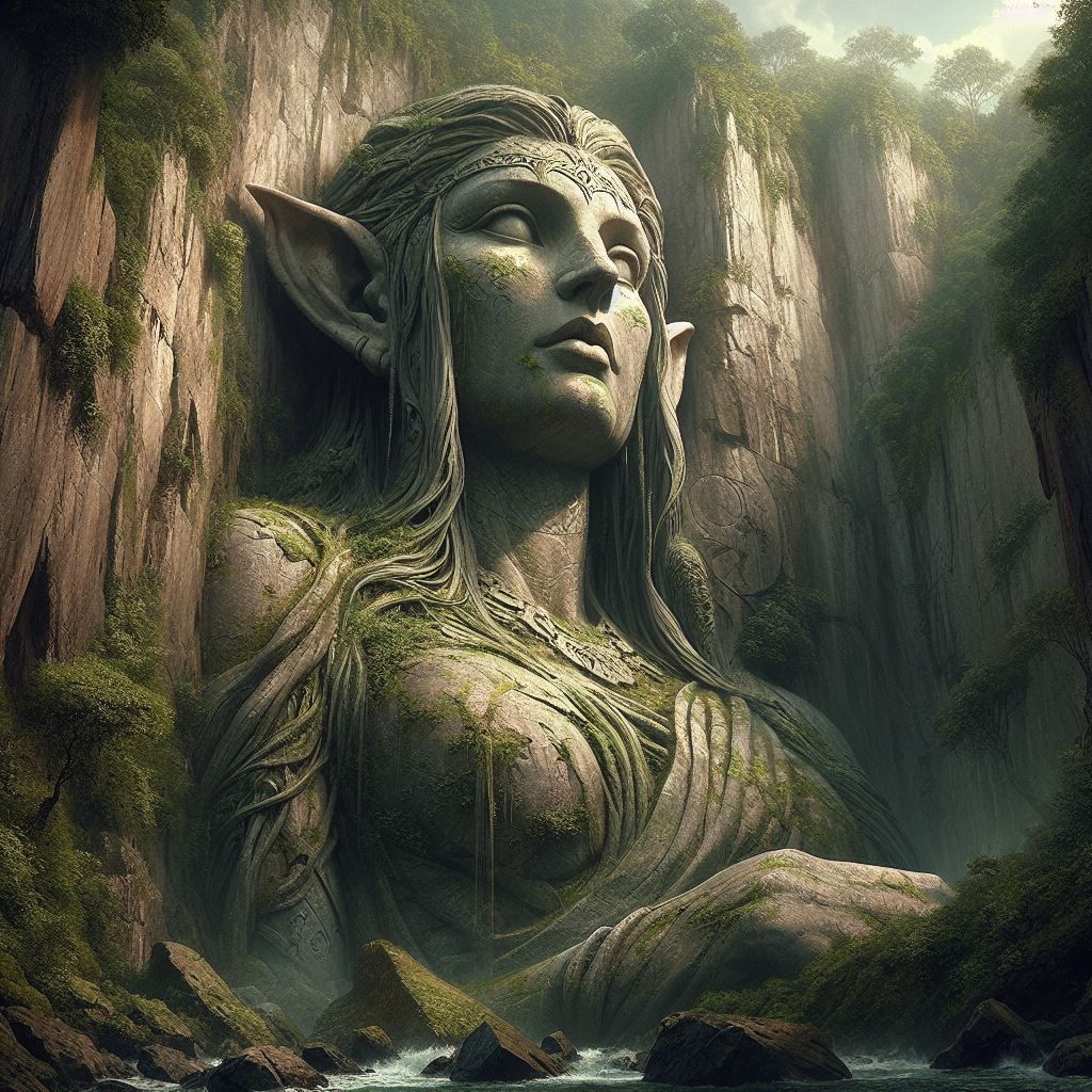 The Forgotten Statue of the Mountain Elves