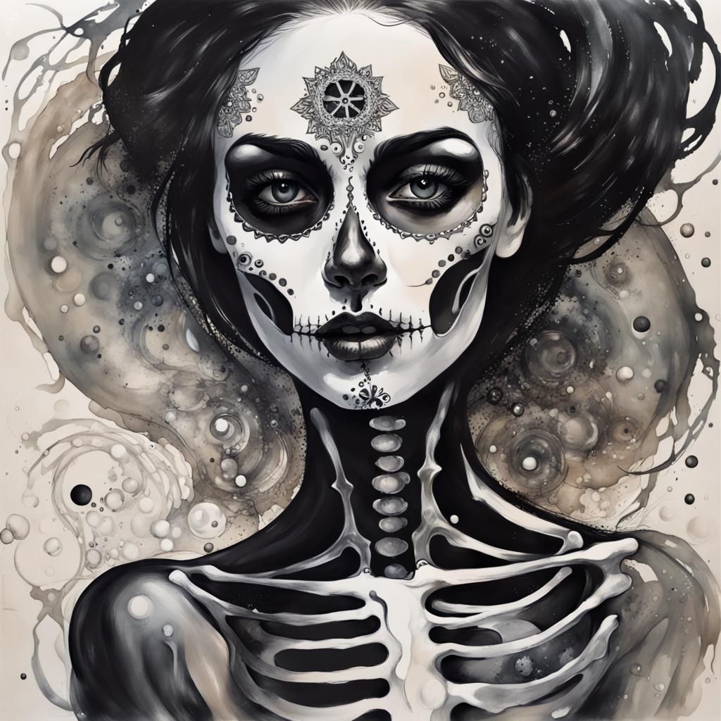 Ebony and Ivory Day of the Dead