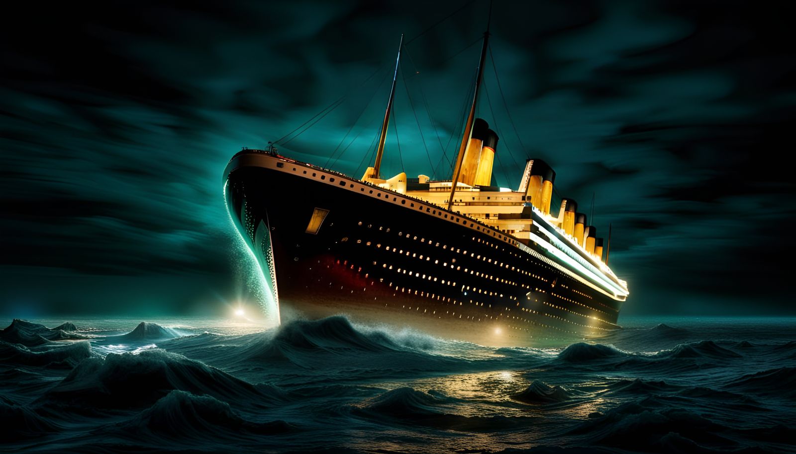 the Titanic - AI Generated Artwork - NightCafe Creator