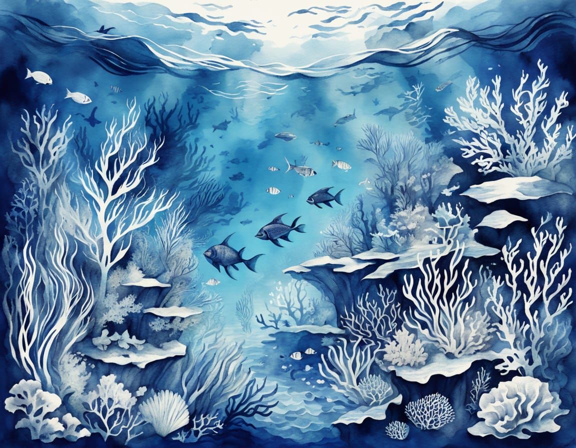 underwater reef  by @DigiDreams