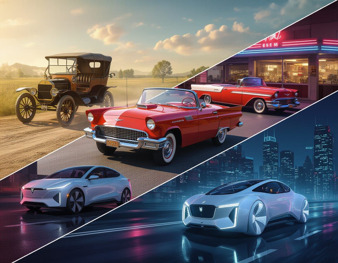 Evolution of Cars  by @Zelo