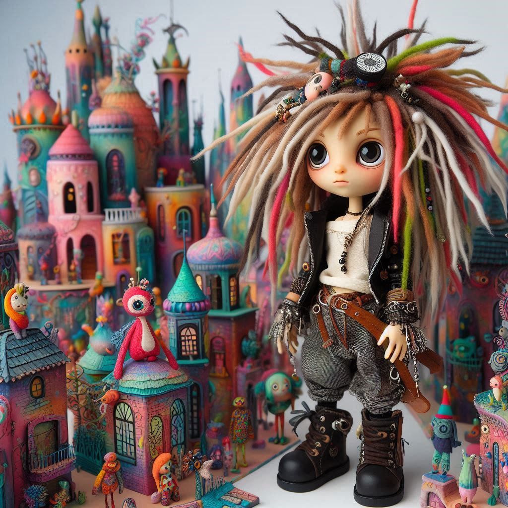 DREADLOCK PUNK DOLL AT GOTHHAM PLAY CITY 4