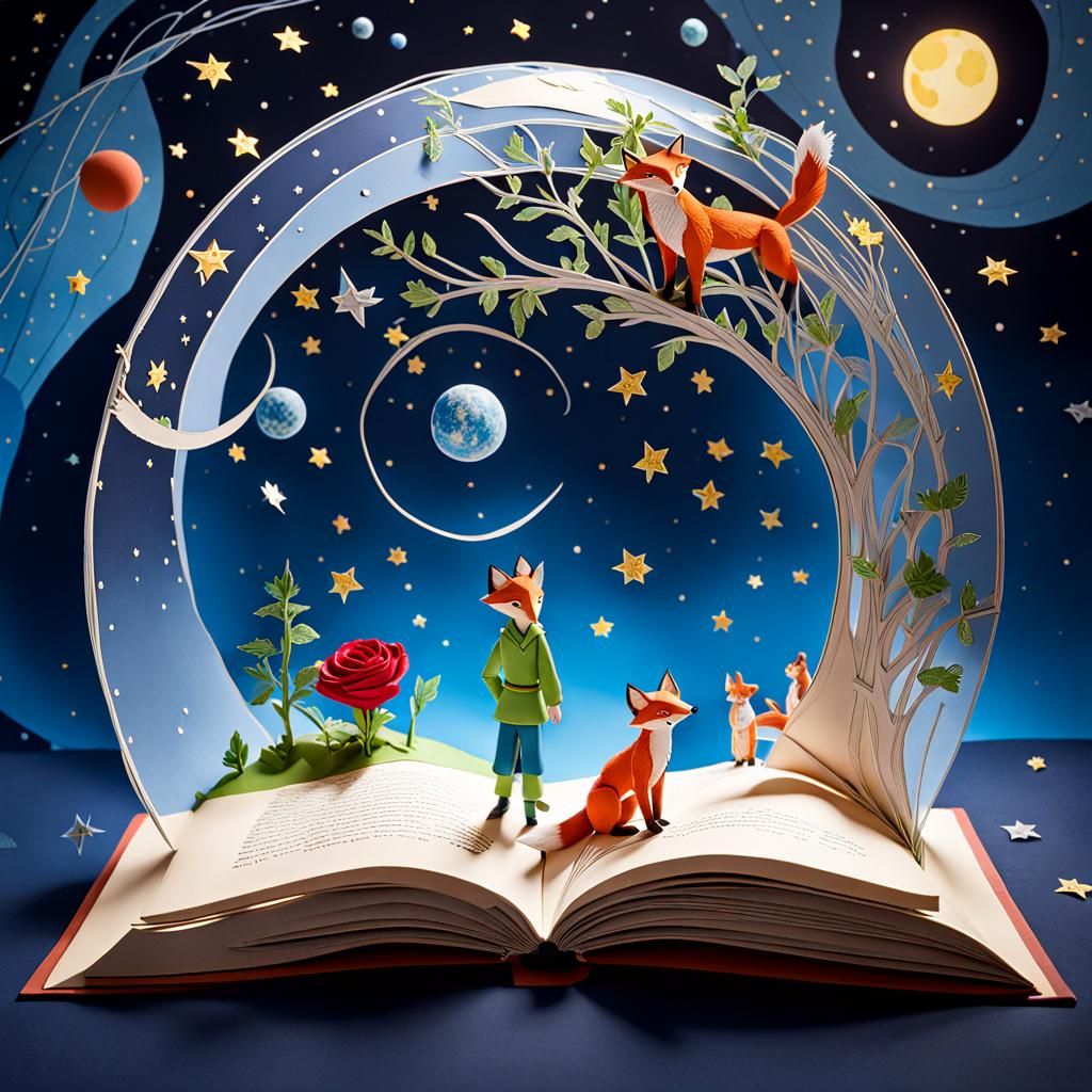 Pop-Up Book "The Little Prince"
