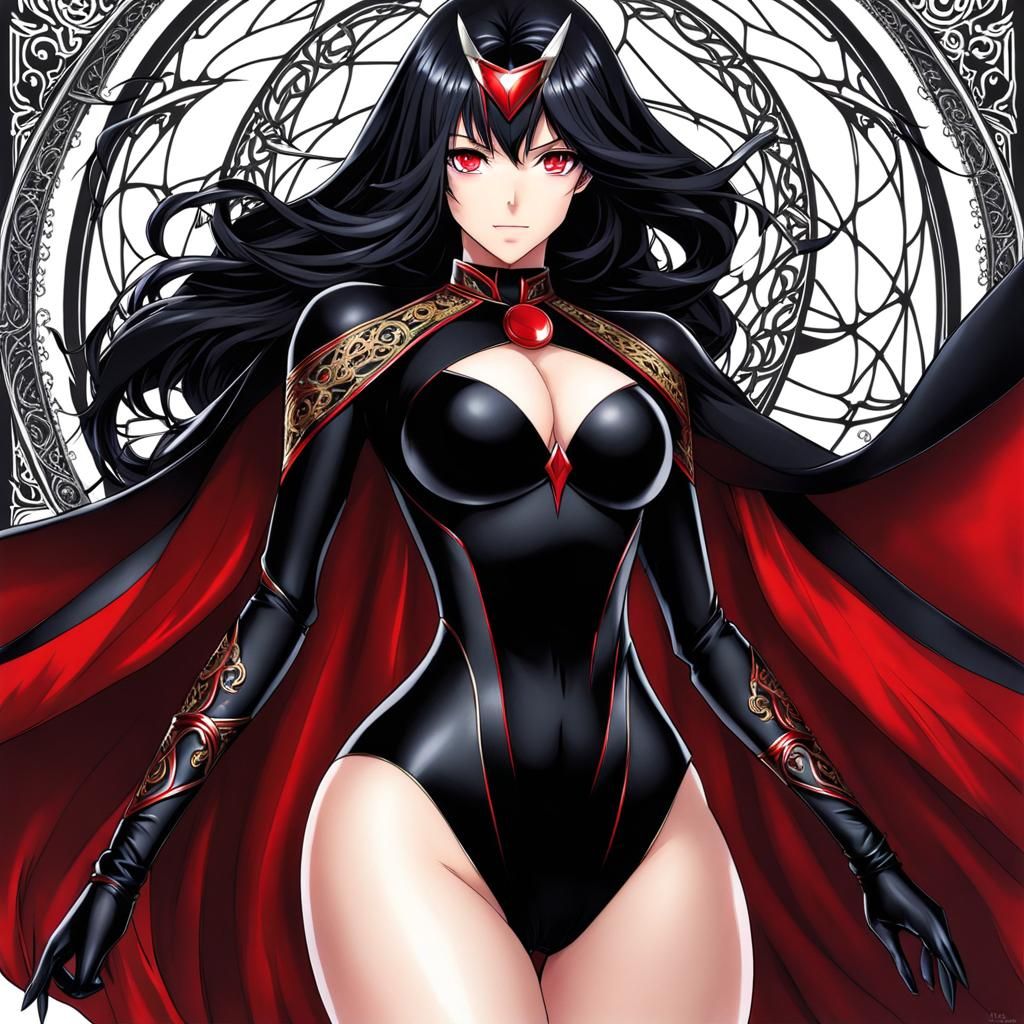 Anime super villainess Dominara (OC)