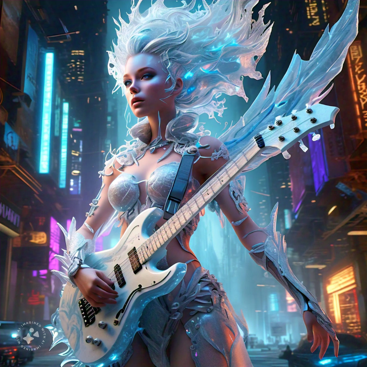 Ice Ed Guitar Goddess